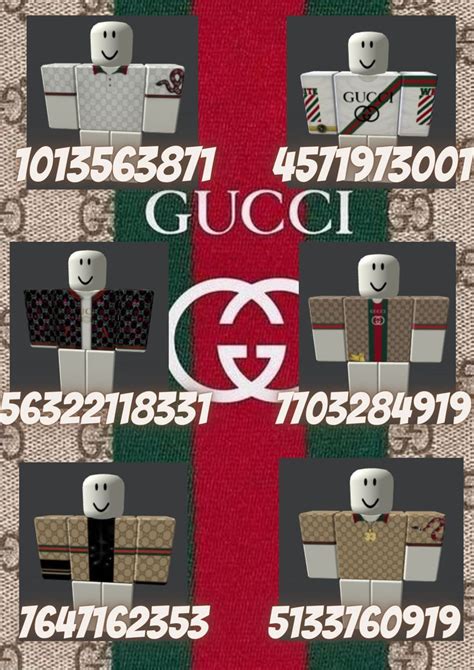 roblox gucci gang clothing|Gucci gang Roblox code.